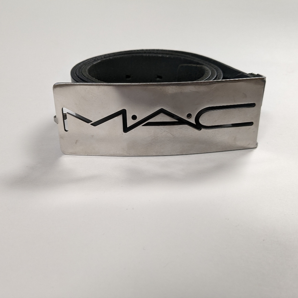 Exclusive MAC leather belt